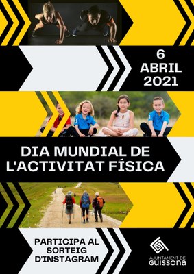 6 D’ABRIL, DIA MUNDIA DE L’ACTIVITAT FÍSICA A GUISSONA