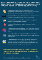 ACTIVADES MESURES DE PREVENCIÓ DAVANT EL #COVID19