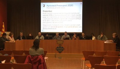 APROVATS ELS PRESSUPOSTOS DEL 2020 PER A GUISSONA