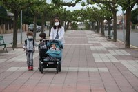 ELS INFANTS DE GUISSONA SURTEN AL CARRER DESPRÉS DE MÉS DE 40 DIES CONFINATS