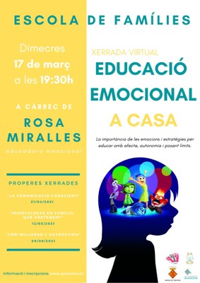 ESCOLA DE FAMÍLIES DELS PLANS EDUCATIUS D’ENTORN DE LA SEGARRA