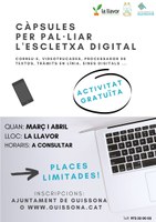 FORMACIONS GRATUÏTES PER PAL·LIAR L’ESCLETXA DIGITAL DE GUISSONA