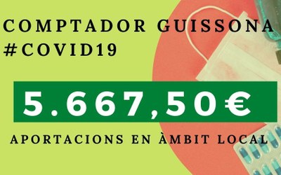 GUISSONA OBRA UN COMPTE CORRENT PER AJUDAR A MITIGAR ELS EFECTES DE LA COVID-19 A LA POBLACIÓ