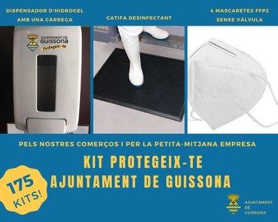 GUISSONA OBSEQUIA AMB 175 KITS PROTEGEIX-TE
