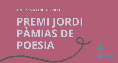 GUISSONA PRESENTA LA 13A EDICIÓ DEL PREMI JORDI PÀMIAS