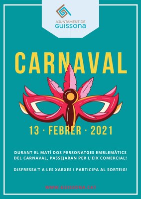 GUISSONA PROPOSA UN CARNAVAL INDIVIDUAL, EN FAMÍLIA O AMB GRUPS BOMBOLLA