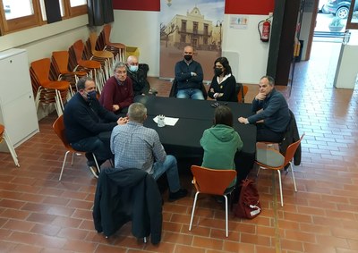 JORDI TURULL VISITA LA COMUNITAT UCRAÏNESA EN UNA TROBADA INFORMAL