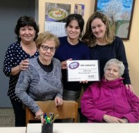 L’ASSOCIACIÓ DE DONES NÈVIA DE GUISSONA DONA 1.205,00€  A L’ASSOCIACIÓ REFEM DE LLEIDA