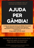 L’ASSOCIACIÓ DE GAMBIANS RECAPTA FONS PER RECONSTRUIR UN MERCAT AL SEU PAÍS