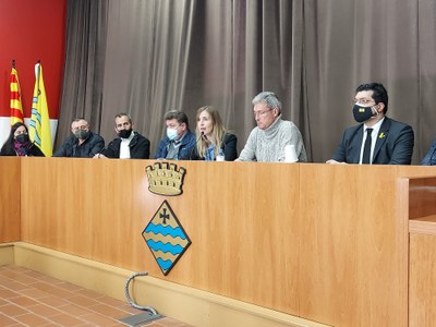 LA CONSELLERA ALSINA VISITA LA COMUNITAT UCRAÏNESA DE GUISSONA EN MOSTRA DE SUPORT
