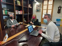 LA CONSELLERA DE CULTURA ÀNGELS PONSA I ROCA, VISITA GUISSONA
