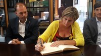LA CONSELLERA DE SANITAT, VISITA GUISSONA