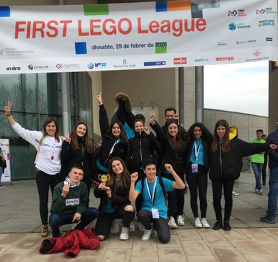 L'ALUMNAT DE 4T D'ESO DE FEDAC GUISSONA GUANYA EL 2N PREMI AL MILLOR PROJECTE CIENTÍFIC A LA FIST LEGO LEAGUE A LLEIDA