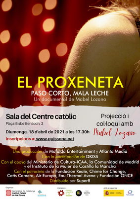 L'INSTITUT CATALÀ DE LES DONES PROGRAMA A GUISSONA UN DOCUMENTAL EN EL MARC DEL PROJECTE "CONSEQÜÈNCIES DEL CONSUM DE PROSTITUCIÓ"