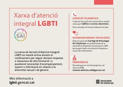 MÉS DE 100 PROFESSIONALS DE L'ADMINISTRACIÓ, A LA SEGARRA, ES FORMARAN AQUESTS DIES  PER GARANTIR ELS DRETS DE LES PERSONES LGBTI