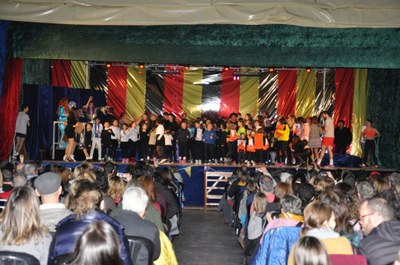 MÉS DE 450 ESPECTADORS EN EN LA RECUPERACIÓ DE L'ESCALA EN HI FI DE GUISSONA, 7 ANYS DESPRÉS