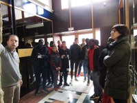 Alumnes de l'Aula d'Acollida visiten l'Ajuntament 