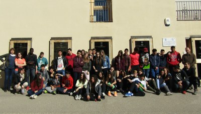 ALUMNES DE TERCER D'ESO VISITEN L'AJUNTAMENT