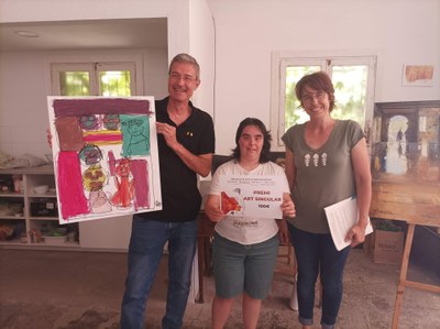 ANTONI MARISCAL, JOAN CARLES PÈREZ I ELENA RODRÍGUEZ, HAN ESTAT LES PERSONES GUANYADORES DEL 8È CONCURS DE PINTURA RÀPIDA