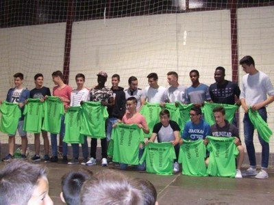 Festa de cloenda de l’Escola de Futbol Base de Guissona. 