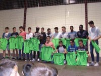 Festa de cloenda de l’Escola de Futbol Base de Guissona. 