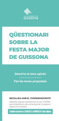 GUISSONA QÜESTIONA EL MODEL ACTUAL DE FESTA MAJOR