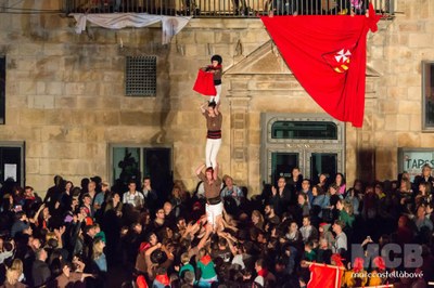 Margeners de Guissona participen a la festa del Tararot dins dels actes de la festa major de Tàrrega. 