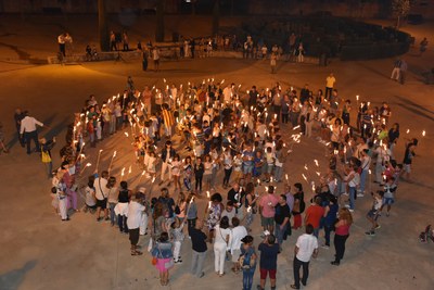 MÉS DE DUES CENTES TORXES PARTICIPEN A LA MARXA A GUISSONA