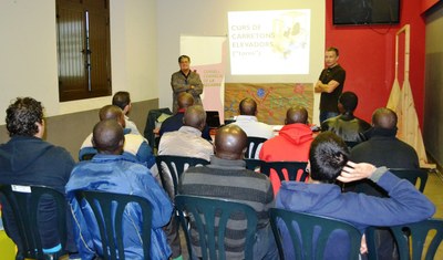 Nova edició de Curs de conductor de carretons elevadors a Guissona. 