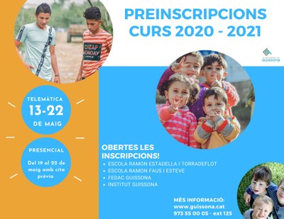 PREINSCRIPCIONS 2020 - 2021