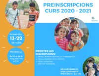 PREINSCRIPCIONS 2020 - 2021