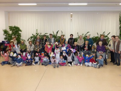 TROBADA INTERGENERACIONAL DE P3 A LA FUNDACIÓ