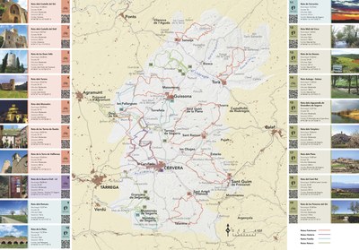 NOU FULLETÓ DE SENDERS I RUTES BTT PER LA SEGARRA EDITAT PEL CONSELL COMARCAL