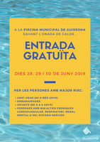 PISCINA MUNICIPAL GRATUÏTA DAVANT L'ONADA DE CALOR