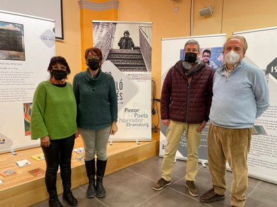 S’INAUGURA L’EXPOSICIÓ JOAN BARCELÓ CULLERÉS: POETA, PINTOR, NARRADOR I DRAMATURG A LA BIBLIOTECA DE GUISSONA