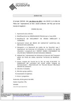 SESSIÓ ORDINÀRIA DEL PLE PEL PROPER DIJOUS DIA 1 DE FEBRER