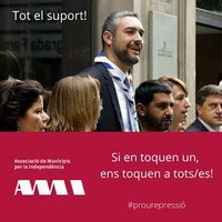 SUPORT DEL MÓN LOCAL A BERNAT SOLÉ DESPRÉS DE LA SENTÈNCIA DEL TSJ