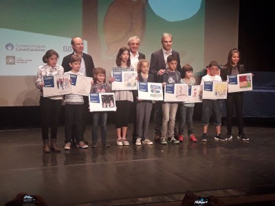 UN ALUMNE DE L'ESCOLA RAMON ESTADELLA PREMIAT AL CONCURS DE DIBUIX DEL BBVA