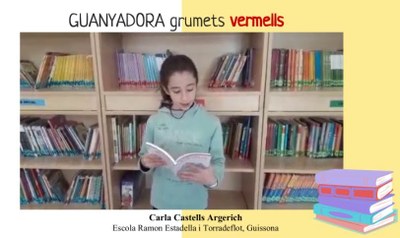 UNA ALUMNA DE L’ESCOLA RAMON ESTADELLA GUANYA EL PREMI SAMBORI, I ALTRES DUES PASSEN A LA FINAL DEL CERTAMEN DE LECTURA EN VEU ALTA