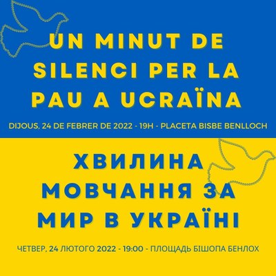 UN MINUT DE SILENCI PER UCRAÏNA