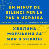 UN MINUT DE SILENCI PER UCRAÏNA